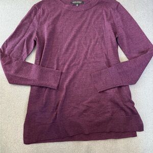 Banana Republic Deep Purple Extra Fine Merino Sweater
